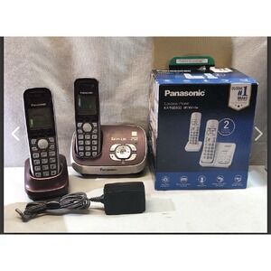 Panasonic KX-TGD832‎ Metallic Black Cordless Digital Answering System